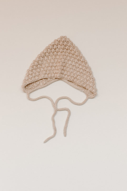 Knitwear Bubble Bonnet - Burley Wood